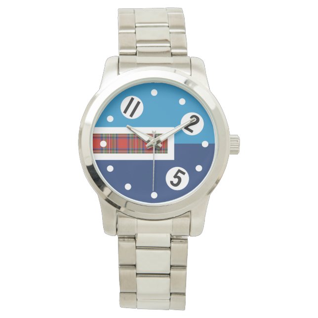 VINTAGER RACING-WATCH ARMBANDUHR (Vorderseite)