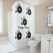 Vintager Radduschvorhang Duschvorhang (Beispiel)