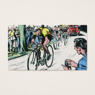 Vintager radfahrendruck