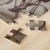 Vintager radfahrenfahrrad-Druck Puzzle (Seite)