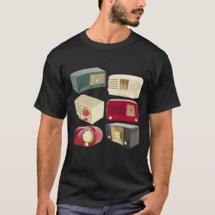 Vintager Radio-Fotografie-T - Shirt