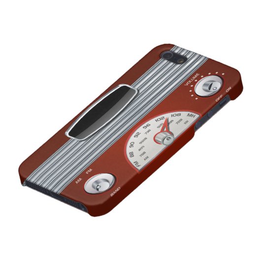 Vintager RadioiPhone 5 Fall iPhone Hülle (Unterseite)