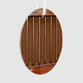Vintager RadioLautsprecher Ornament (Vorderseite)