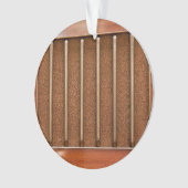 Vintager RadioLautsprecher Ornament (Vorderseite)