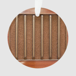 Vintager RadioLautsprecher Ornament