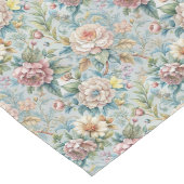 Vintager, raffinierter Rokoko Chic Dining Space Großer Tischläufer (Ecke)