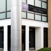 Vintager Rahmen 90. Geburtstag Personalisierter Ba Banner (Äußeres Gebäude)