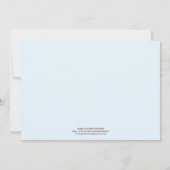 VINTAGER RAHMEN| BAPTISMINVITÄT EINLADUNG (Rückseite)