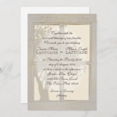 Vintager Rahmen Einladung (Vorne/Hinten)