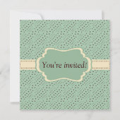 Vintager Rahmen Einladung (Vorderseite)