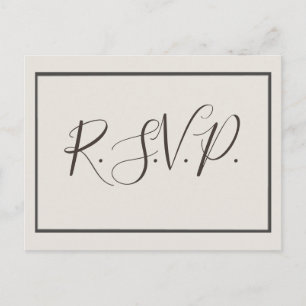 Vintager Rahmen elegante Hochzeitskarten uAwg Einladungspostkarte