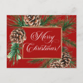 Vintager Rahmen Frohe Weihnachten (Vorderseite)