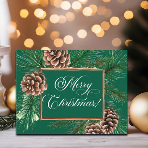Vintager Rahmen Frohe Weihnachten