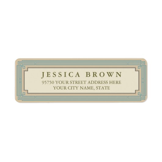 Vintager Rahmen für die benutzerdefinierte Rücksen (Vorne)