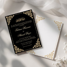 Vintager Rahmen Schwarz Stilvolle Skriptschrift mu