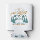 Vintager Rainier Nationalpark Bären Wandern Dosenkühler (Rückseite)