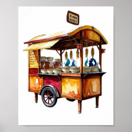 Vintager Rammkarren Poster