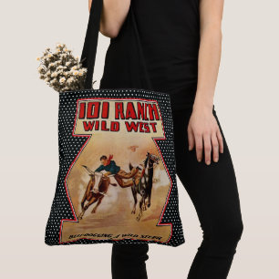 Vintager Ranch-Cowboy-Ochse des Western-Rodeo-101 Tasche