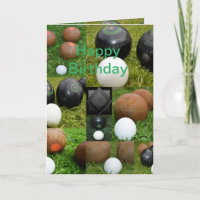 Vintager Rasen rollt Foto-Collage, Geburtstag