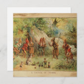 Vintager Ratgeber der Gnomes-Urlaubskarte Feiertagskarte (Vorne/Hinten)