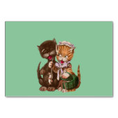 Vintager Ratten-Körbchen Tischnummer (Rückseite)