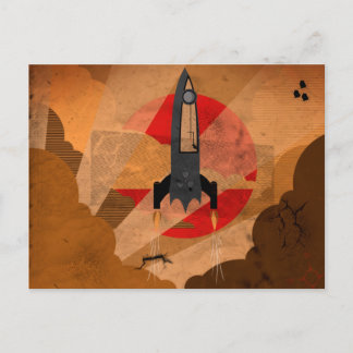 Vintager Raum Postkarte