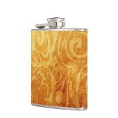 Vintager Razzle Dazzle in Gold Flachmann (Links)
