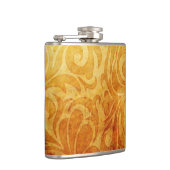 Vintager Razzle Dazzle in Gold Flachmann (Rechts)