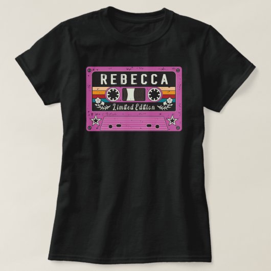 Vintager Rebecca Name T - Shirt (Design vorne)