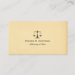 Vintager Rechtsanwalt Visitenkarte