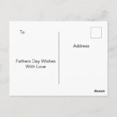 Vintager Red Black Vathage Day Postkarte (Rückseite)