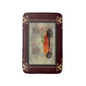 Vintager Red Car Bath Mat Badematte (Vorderseite Vertikal)