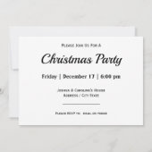 Vintager Red Car Snow Sled Weihnachten Einladung (Rückseite)