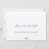 Vintager Red Christmas Truck Feiertagskarte (Rückseite)