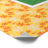 Vintager Red Fox Print Poster (Ecke)