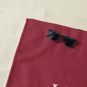 Vintager Red Mountain Lake Sunset Strandtuch (Beispiel)