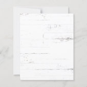 Vintager Red Truck Merche Weihnachtskarte (Rückseite)