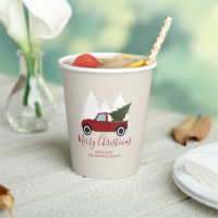 Vintager Red Truck Weihnachten