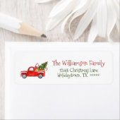 Vintager Red Truck Weihnachtsbaum Weihnachtsfest (Insitu)