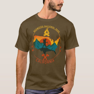 Vintager Redwood-Nationalpark California 22 T-Shirt