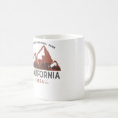 Vintager Redwood-Nationalpark California Kaffeetasse (VorderseiteRechts)