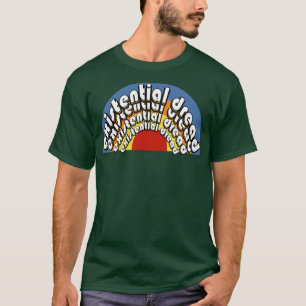 Vintager Regenbogen mit Dread Retro T-Shirt