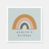 Vintager Regenbogen Serviette (Vorderseite)