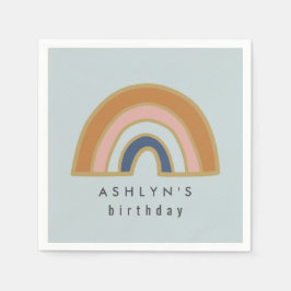 Vintager Regenbogen Serviette