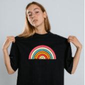 Vintager Regenbogen T-Shirt