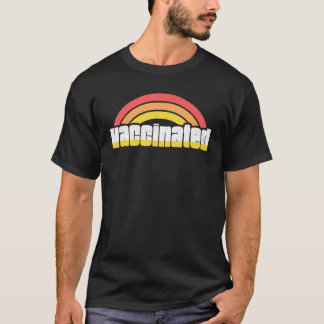 Vintager Regenbogendurchsatz Graphic Pro Vacc T-Shirt