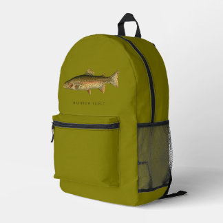 Vintager Regenbogenforelle Bedruckter Rucksack