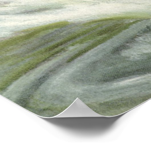 Vintager Regenbogenforellenfisch, Fischfang Poster (Ecke)