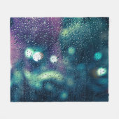 Vintager Regenfalleffekt Fleecedecke (Vorderseite (Horizontal))