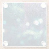 Vintager Regenfalleffekt Glasuntersetzer (Rückseite)